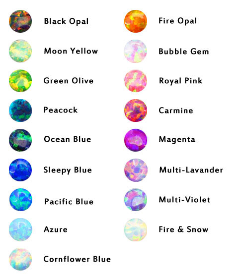 Bubble gem. Пирсинг опал.
