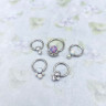 Кольцо 1,2 мм. Вставка с кристаллами. BCRJ01 Кольцо 1,2 мм. Вставка с кристаллами. BCRJ01