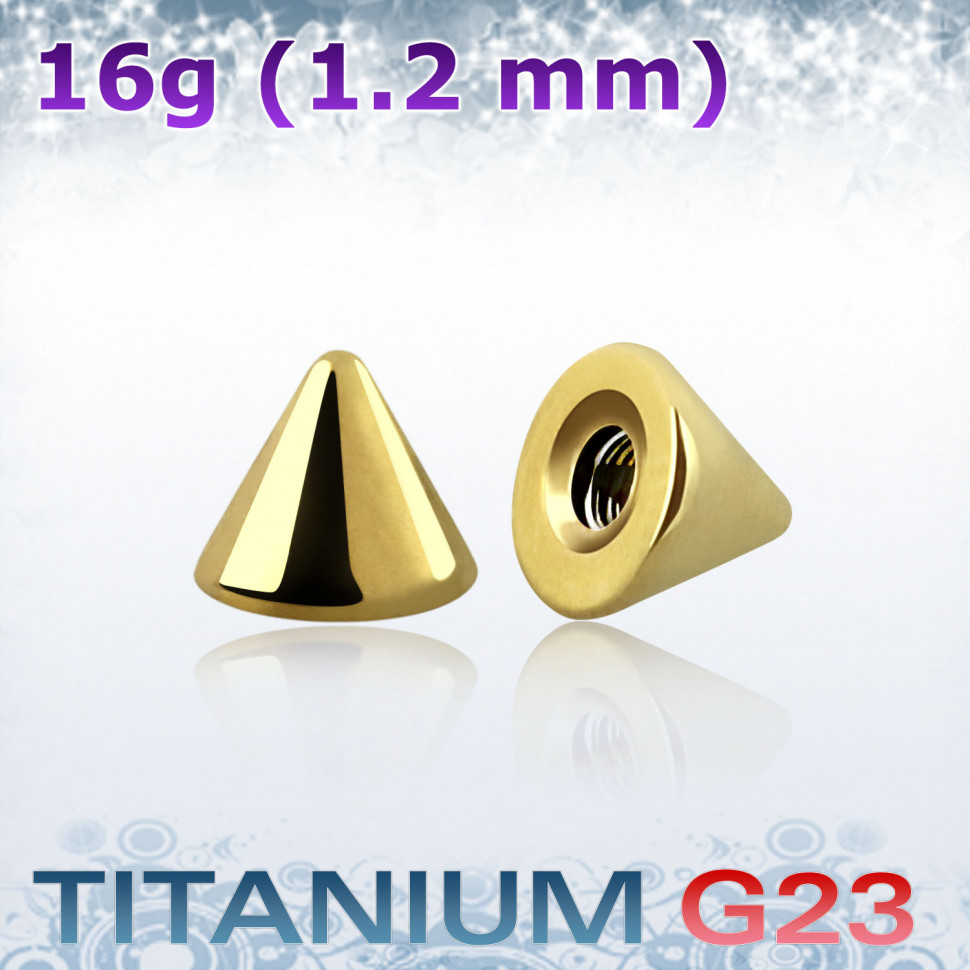 Конус 1,2 мм. Титан, анодирование. XCONTA16