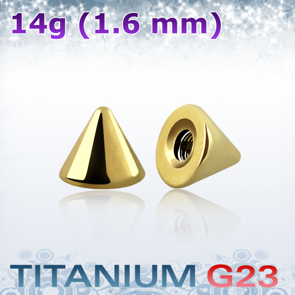 Конус 1,6 мм. Титан, анодирование. XCONTA14