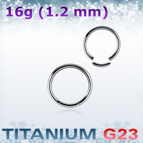 Кольцо сегментное 1,2 мм. Титан. SEG16Ti