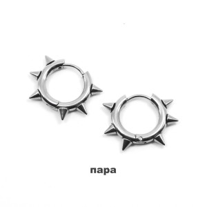 Серьги-кликеры. Пара. Шипы. SK2941-2