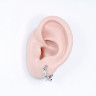 Серьги-кликеры. Пара. Шипы. SK2941-2