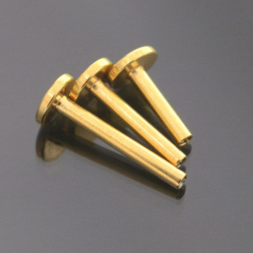 Стержень интернал-лабреты 1,2 мм (резьба 1,0 мм тип 2), золотое анодирование. Титан. XLIAT2