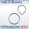 Кольцо сегментное 1,6 мм. Титан. SEG14Ti