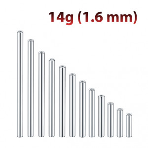 Стержень интернал-штанги 1,6 мм (резьба 1 мм, тип 2). XIB14