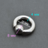 Кольцо 4 мм для пирсинга Принц Альберт. Шарик на пружине. BCR6-SL