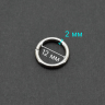 Кольцо сегментное 2,0 мм кликер. Титан. HSEGTA12