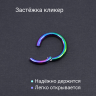 Кольцо сегментное 2,0 мм кликер. Титан, радужное анодирование. HSEGTA12RB Кольцо сегментное 2,0 мм кликер. Титан, радужное анодирование. HSEGTA12RB