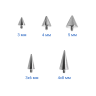 Интернал-конусы 3 мм (4 штуки) для микродермалов и пирсинга с стержнем 1,6 мм (резьба 1,2 мм). Титан. TBSI123-4 Интернал-конусы 3 мм (4 штуки) для микродермалов и пирсинга с стержнем 1,6 мм (резьба 1,2 мм). Титан. TBSI123-4