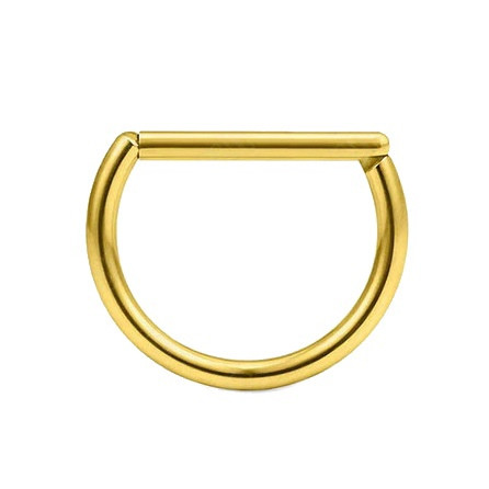 D-кольцо сегментное 1,2 мм кликер. Титан. DHSEGTA16