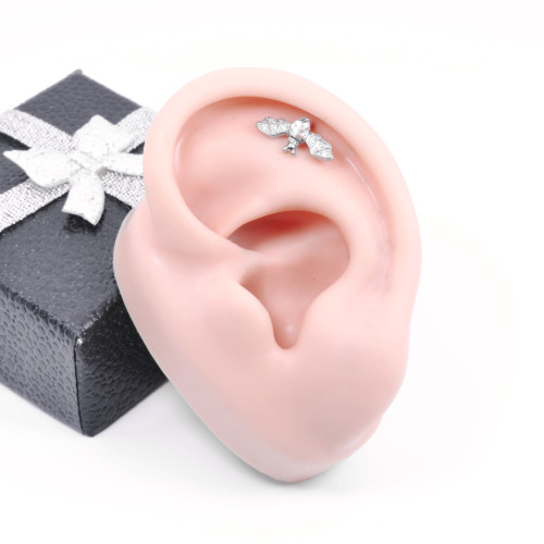 Интернал-лабрета 1,2 мм. Летучая мышь. IL0094