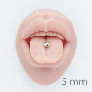 Штанга 1,6 мм. Титановое покрытие розовое золото. BBTRG14