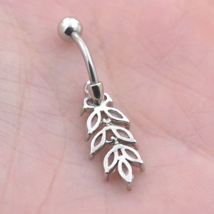 Украшение для пирсинга пупка. Цветок. MCDZ45581