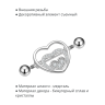 Украшения для пирсинга сосков. Сердце. SNPD6980-2 Украшения для пирсинга сосков. Сердце. SNPD6980-2