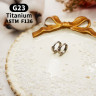 Серьга-кликер 2,5 мм. Титан. SKT1322 Серьга-кликер 2,5 мм. Титан. SKT1322