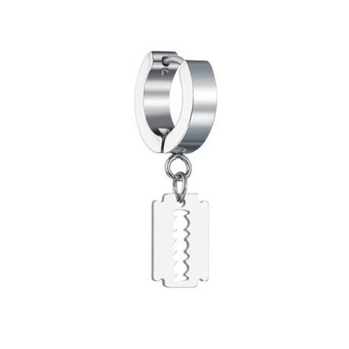 Серьга-кликер с подвеской Лезвие. SK5808
