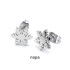 Серьги-гвоздики. Пара. Снежинки. SE2085-2
