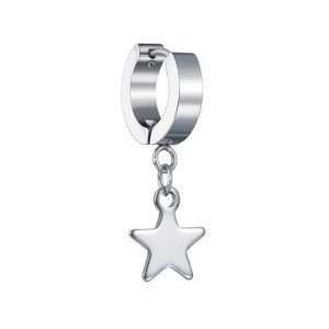 Серьга-кликер с подвеской Звезда. SK5809