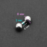 Штанга 2 мм короткая для пирсинга. BBM12