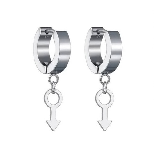 Серьги-кликеры с подвеской Щит и копье Марса. Пара. SK5803-2