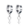 Серьги-кликеры с подвеской Щит и копье Марса. Пара. SK5803-2