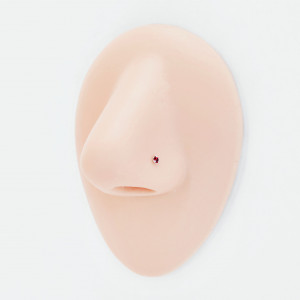 Нострила гвоздик 0,5 мм. Кристалл 2,2 мм в цапах. NOSE-34