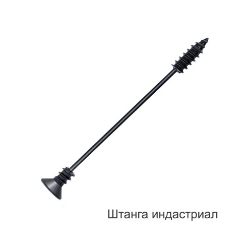 Штанга индастриал 1,2 мм. Шуруп, анодирование. INDSH16