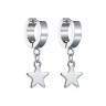 Серьги-кликеры с подвеской Звезда. Пара. SK5809-2