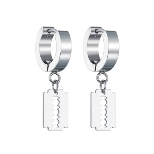 Серьги-кликеры с подвеской Лезвие. Пара. SK5808-2