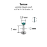 Интернал-лабрета 1,2 мм. Титан, циркон Emerald. ILTZ16-EM Интернал-лабрета 1,2 мм. Титан, циркон Emerald. ILTZ16-EM