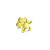 Серьга-гвоздик. Цветок. SE1262 (золото)