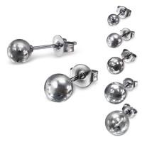 Серьги-гвоздики. Пара. Шарик. SES-422-2