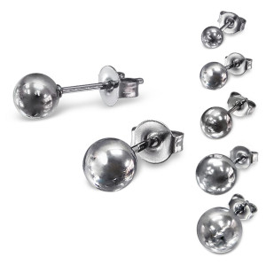 Серьги-гвоздики. Пара. Шарик. SES-422-2