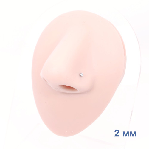 Лабрета 1,2 мм Push-in (без резьбы). Титан. ILTPJ16