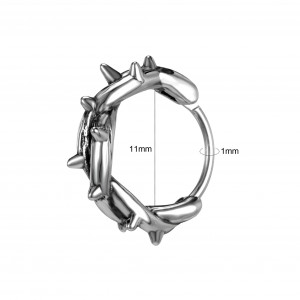 Серьга-кликер Терновник. SK906