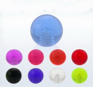 Шарик 1,6 мм, прозрачный акрил 8 мм. XUVB8