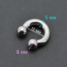 Интернал-циркуляр 5,0 мм для пирсинга Принц Альберт. CBIB4