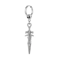 Серьга-кликер с подвеской. SK4419