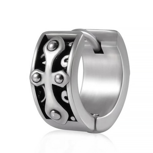 Серьга-кликер. Крест. SK786