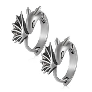 Серьги-кликеры. Дракон. Пара. SK763-2
