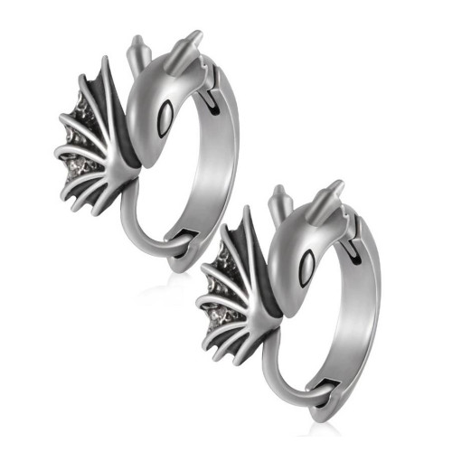 Серьги-кликеры. Дракон. Пара. SK763-2