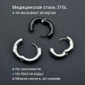 Серьга-кликер 5 мм, титановое покрытие. SK0345