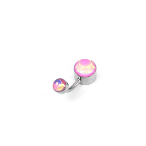 Интернал украшение для пирсинга пупка. Magic Pink. IBNJ0791