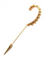 Кафф Шипы, золото EC509