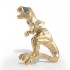 Кафф Динозавр, золото. EC0187
